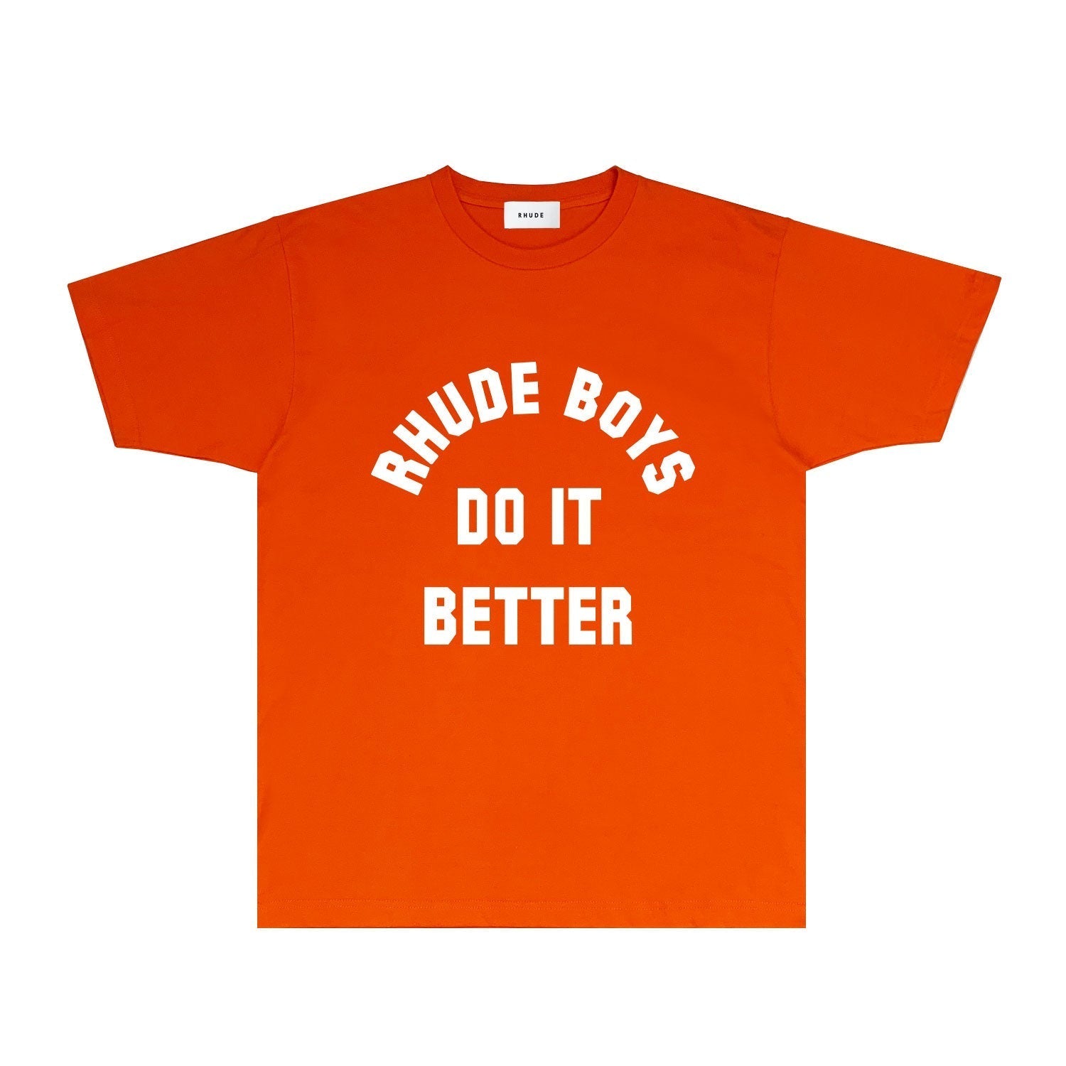 Rhude T-shirts Printed Trendy Pure Cotton