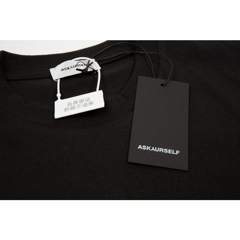 Askyurself T-shirts Relief Three-Dimensional Puff Print Paisley