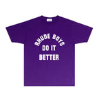 Rhude T-shirts Printed Trendy Pure Cotton