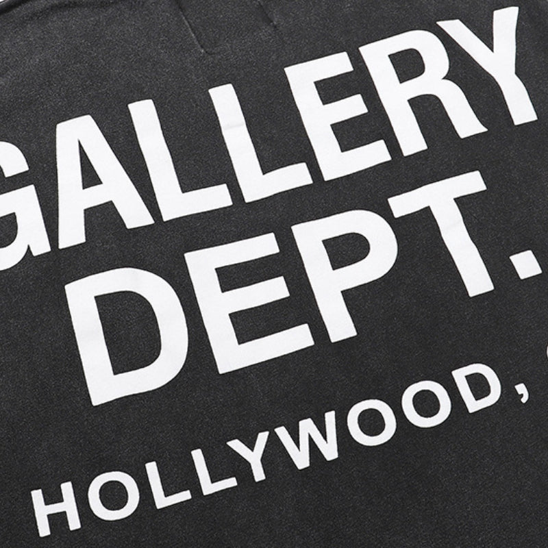 Gallery Dept T-shitrs Vintage Printed Letter Short Sleeve T-shirt