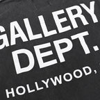 Gallery Dept T-shitrs Vintage Printed Letter Short Sleeve T-shirt