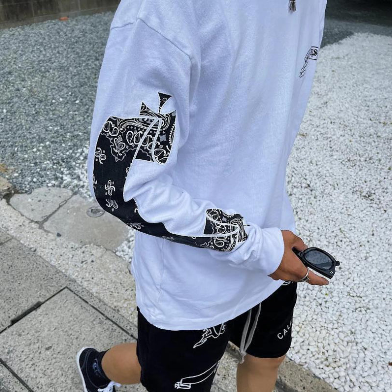 Askyurself T-shirts Printed Men's and Women's Long Sleeves T-shirt Loose