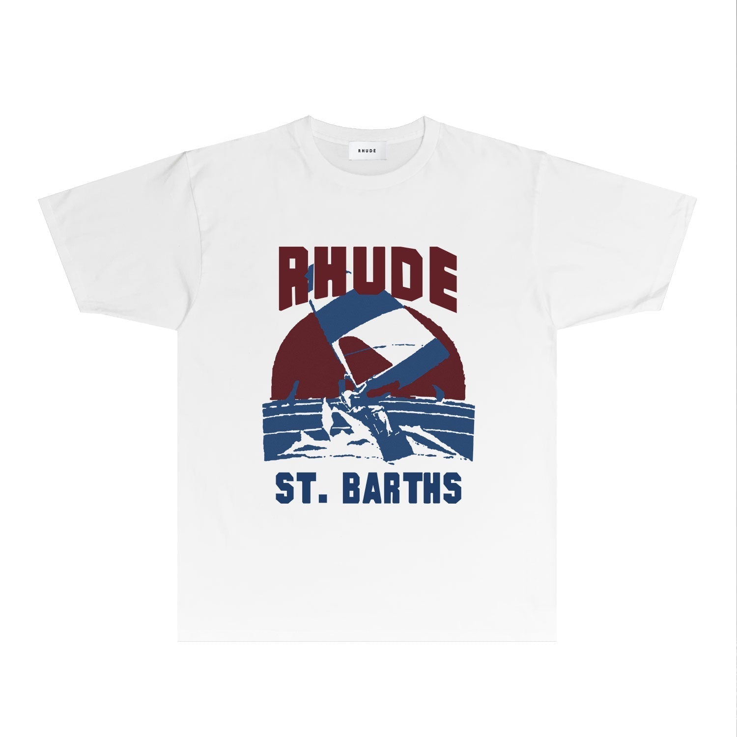 Rhude T-shirts Printed Trendy Pure Cotton