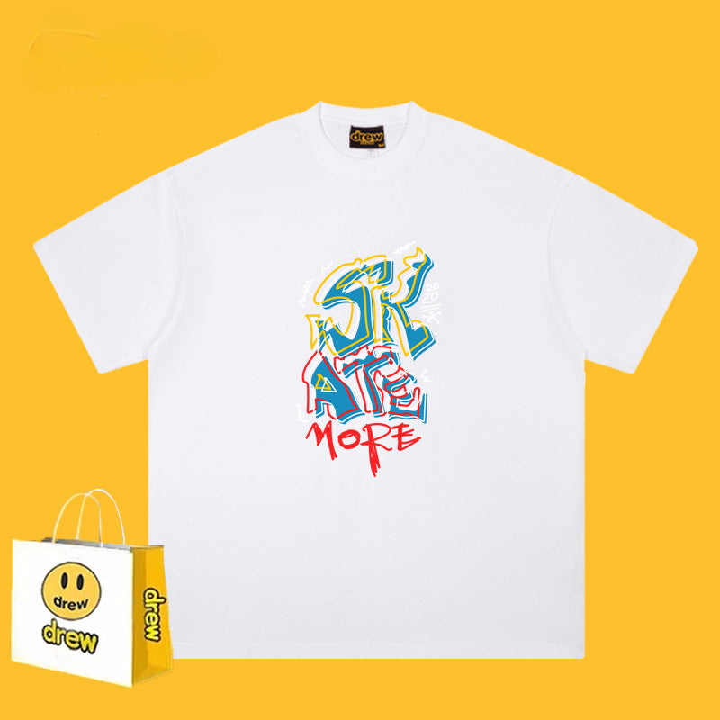 Drew T-shirts Classic Letter Short Sleeve