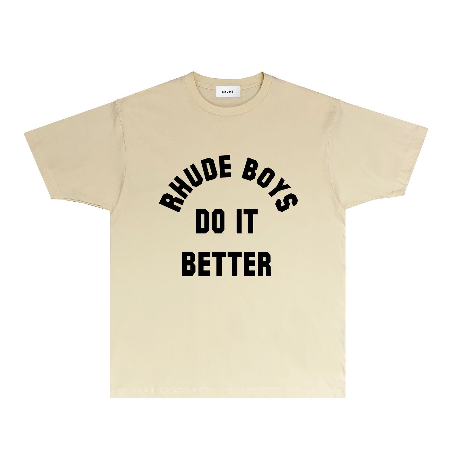Rhude T-shirts Printed Trendy Pure Cotton