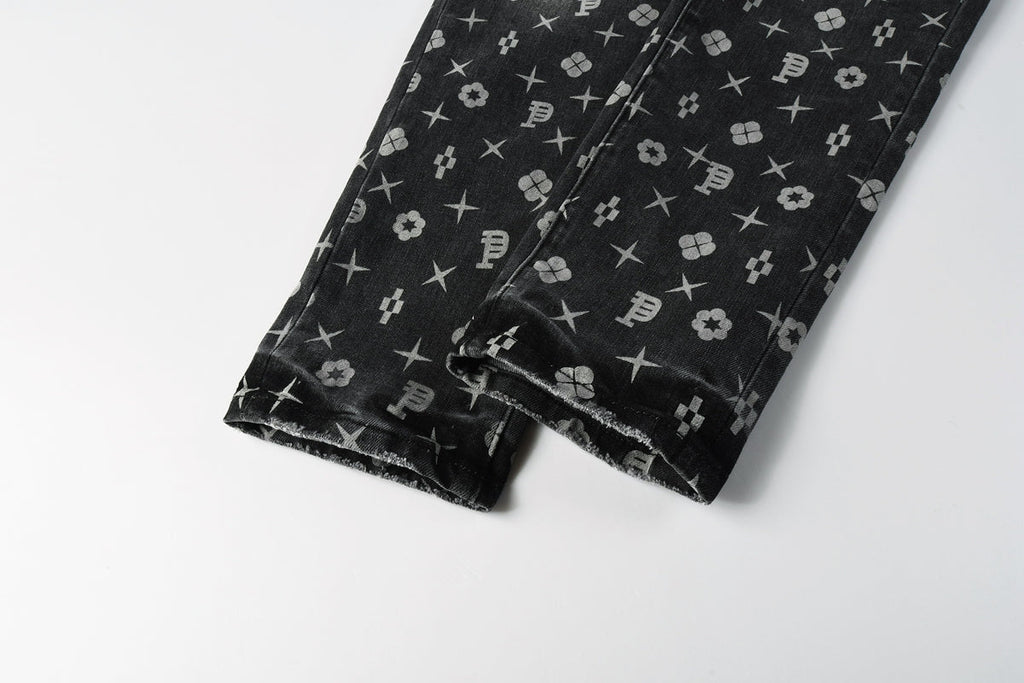 PURPLE  Fashion Jeans 9112