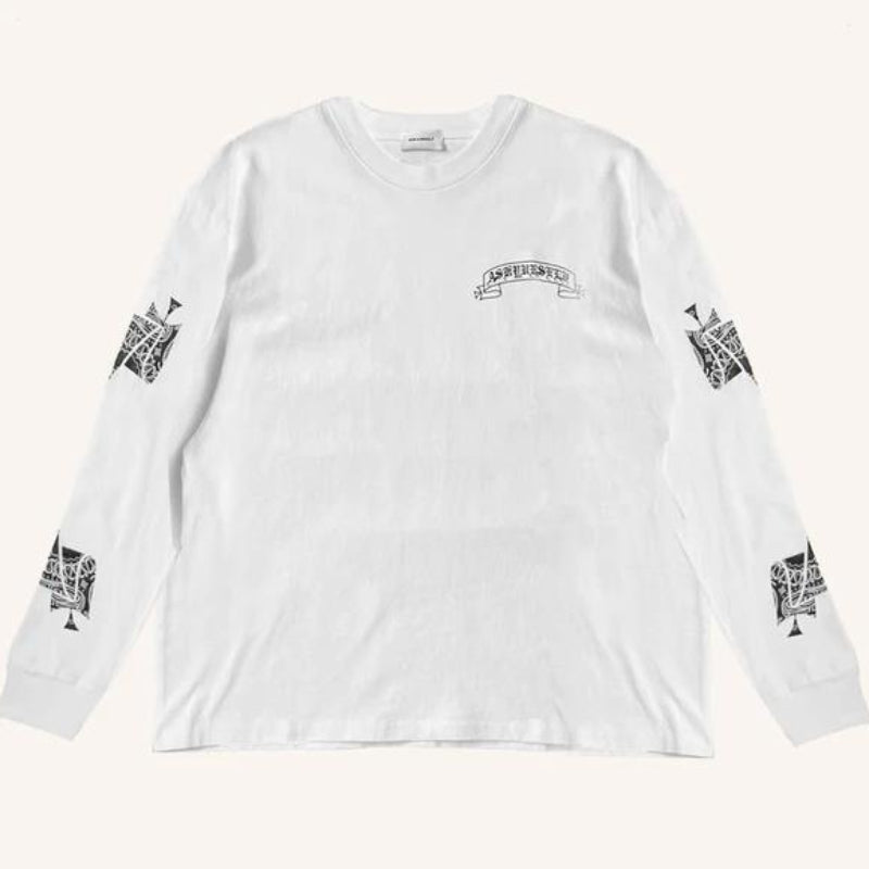 Askyurself T-shirts Printed Men's and Women's Long Sleeves T-shirt Loose