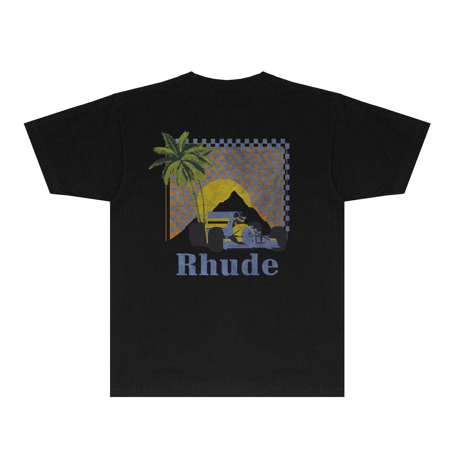 Rhude T-shirts Printed Trendy Pure Cotton