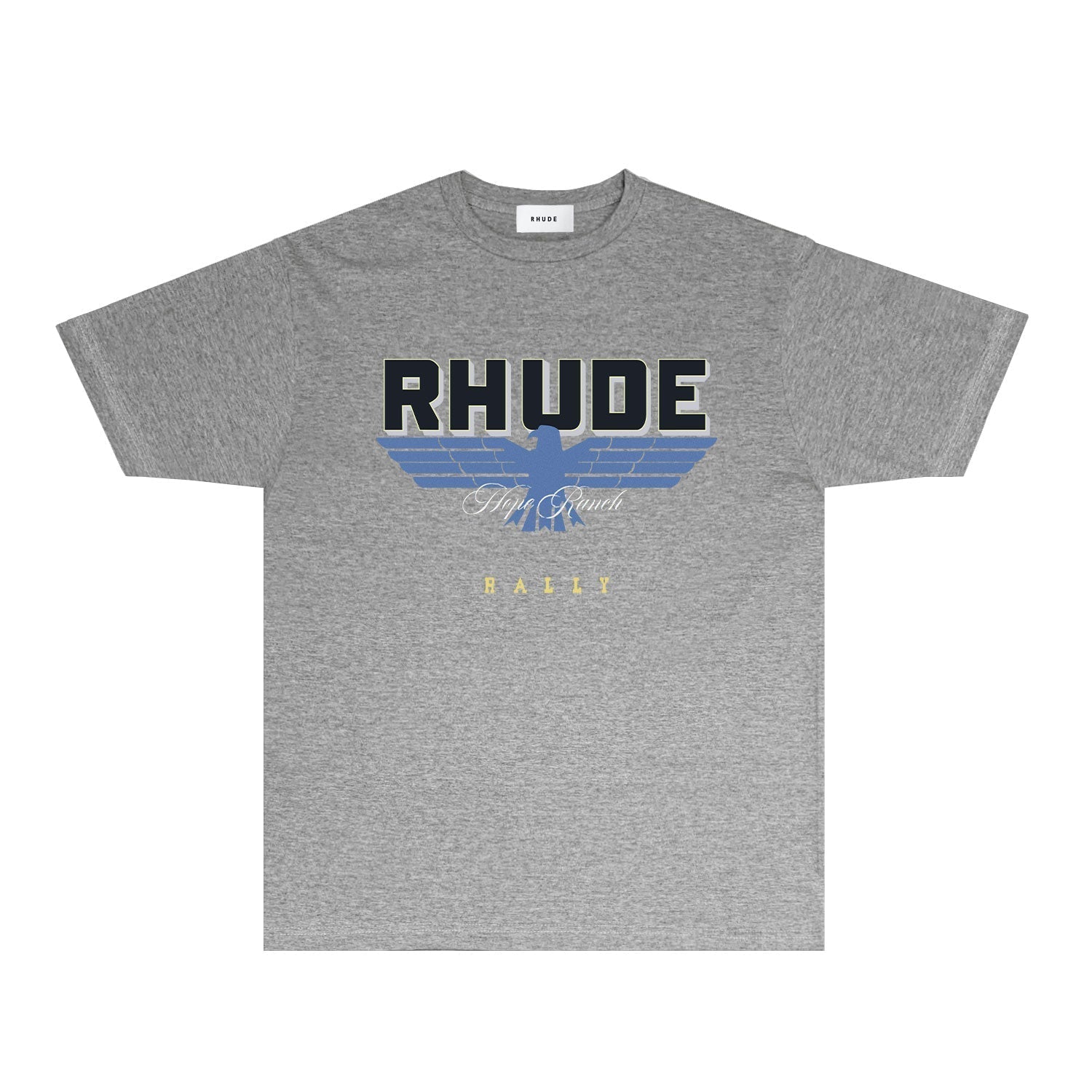 Rhude T-shirts Printed Trendy Pure Cotton