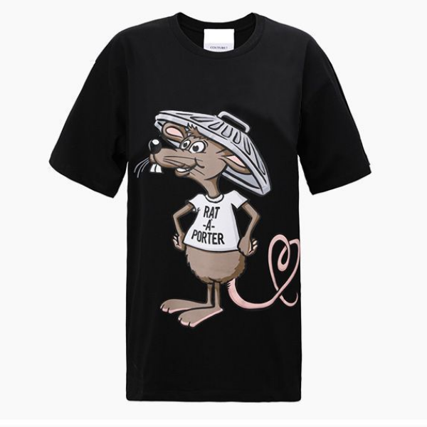 Moschino T-shirt Teddy Bear Mickey Mouse Printed T-shirt Men And Women