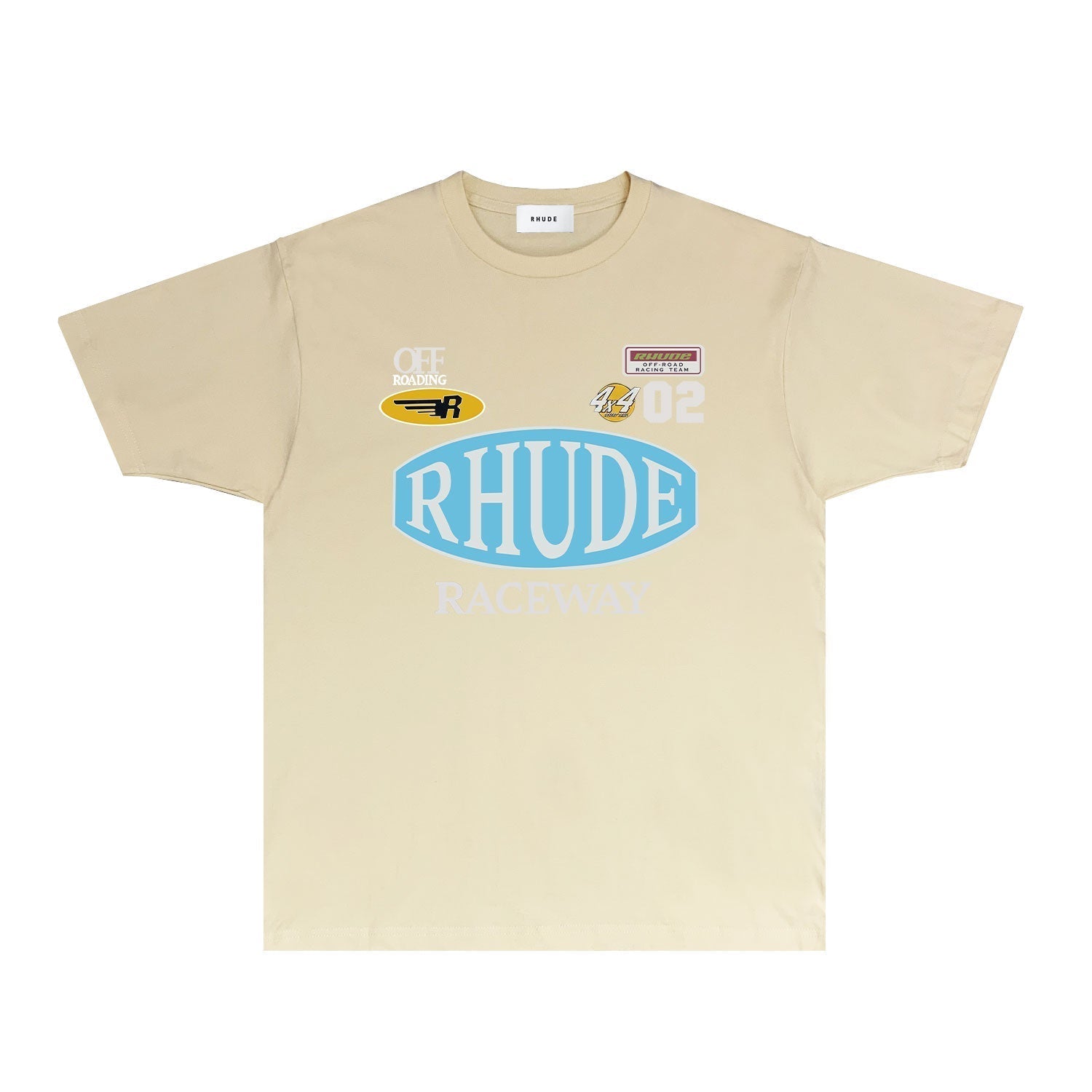 Rhude T-shirts Printed Trendy Pure Cotton
