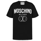 Moschino T-shirt Round Neck Bear T-shirt Short Sleeve Couple
