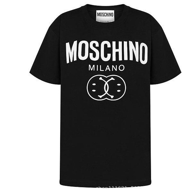 Moschino T-shirt Round Neck Bear T-shirt Short Sleeve Couple