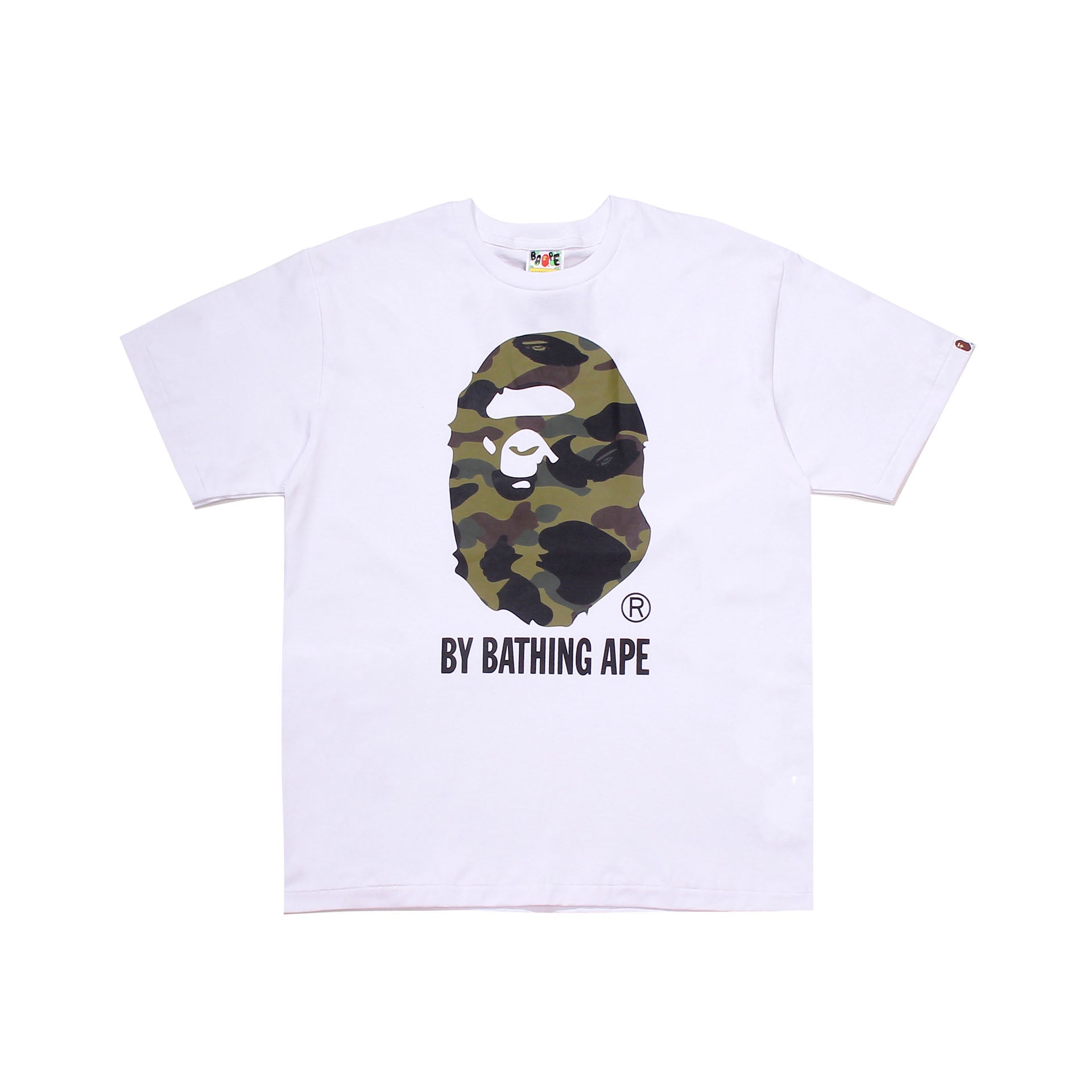 Bape Bearbrick T-Shirt Casual Letter Printed Round Neck Short Sleeve