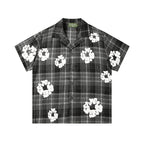 Denim Tears Shirt Kapok Plaid Short Sleeve Shirt