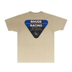 Rhude T-shirts Printed Trendy Pure Cotton