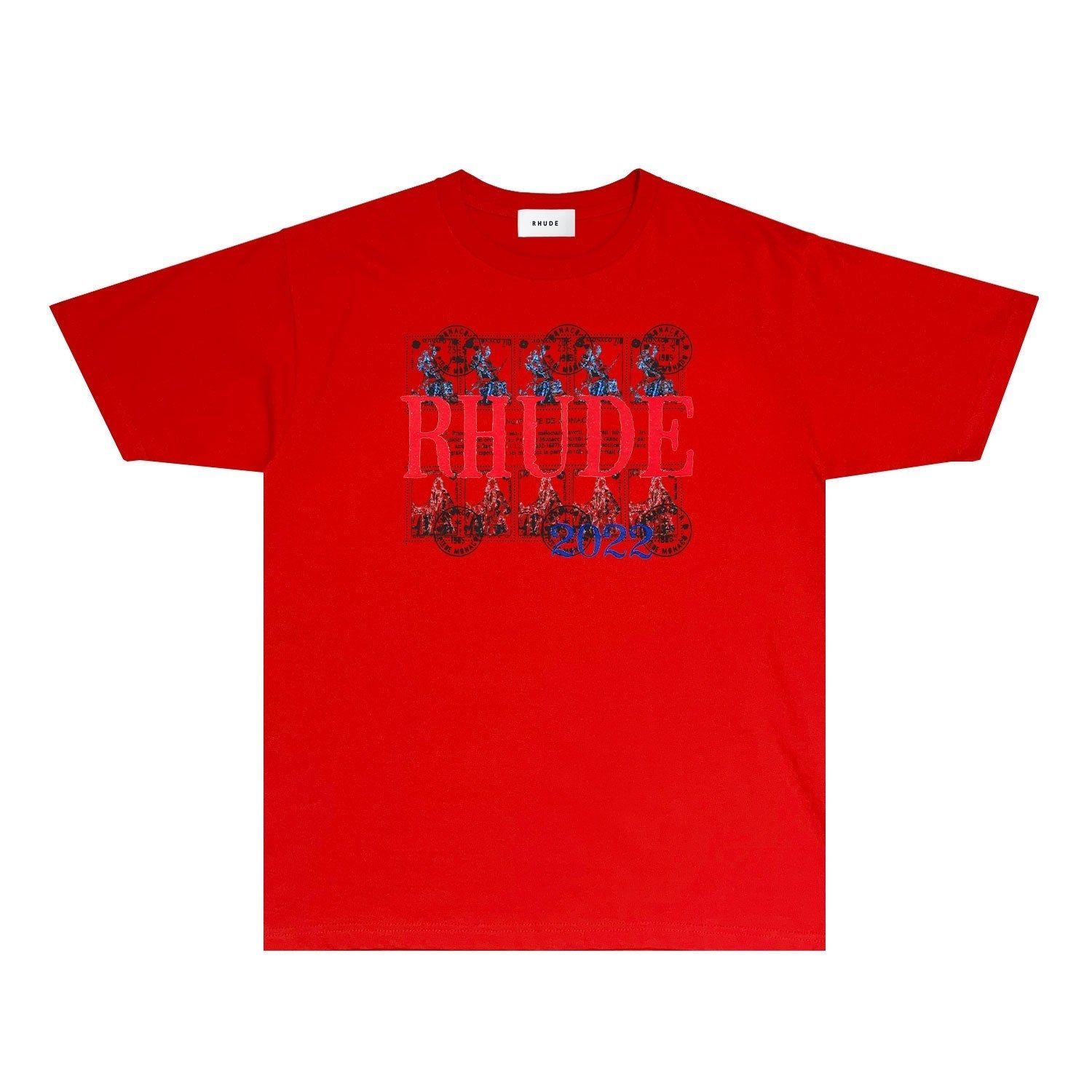 Rhude T-shirts Printed Trendy Pure Cotton