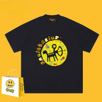 Drew T-shirts Drew Short Sleeve Smiley Face Spring and Summer