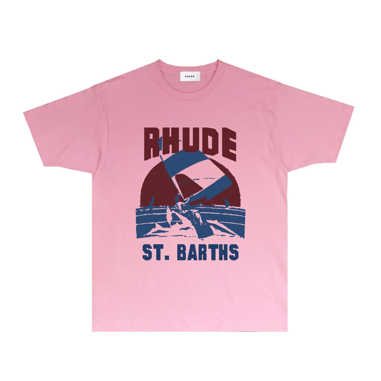 Rhude T-shirts Printed Trendy Pure Cotton