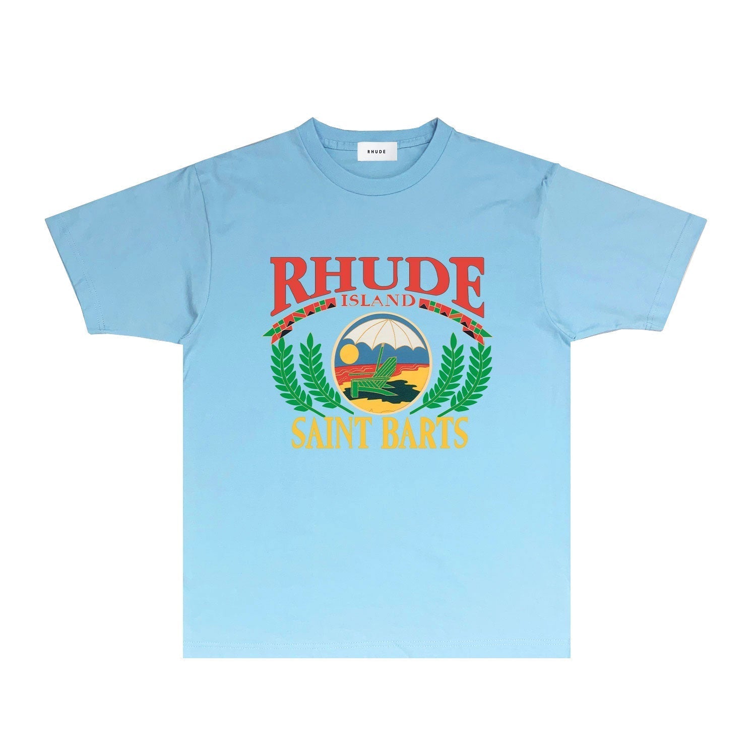 Rhude T-shirts Printed Trendy Pure Cotton