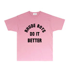 Rhude T-shirts Printed Trendy Pure Cotton