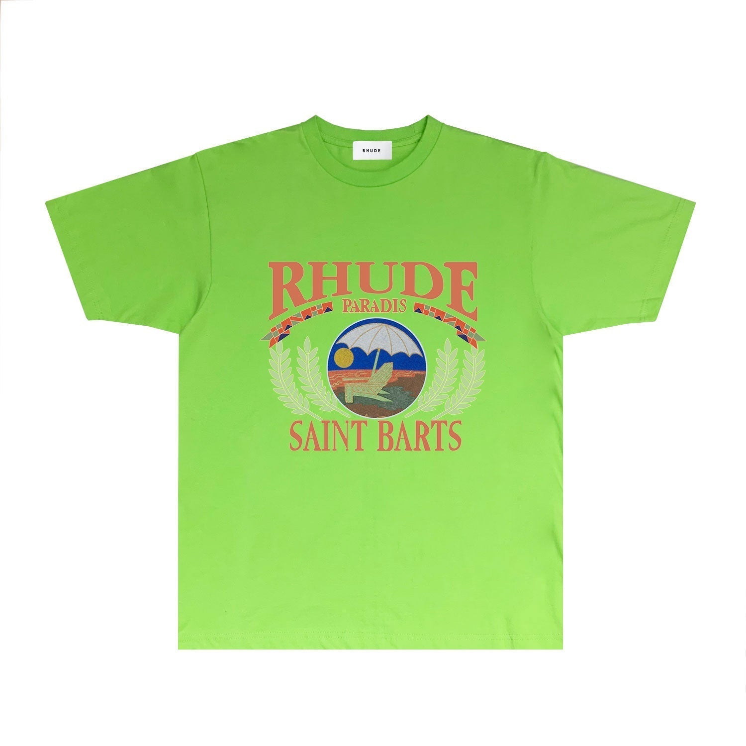 Rhude T-shirts Printed Trendy Pure Cotton