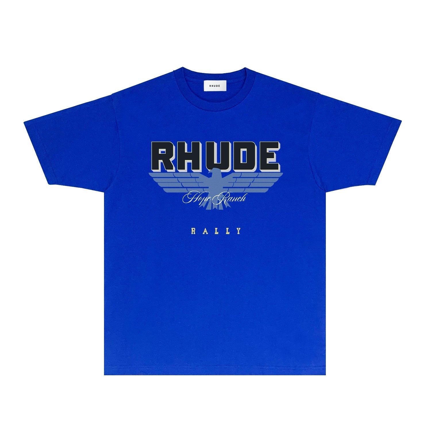 Rhude T-shirts Printed Trendy Pure Cotton