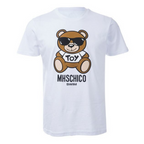 Moschino T-shirt Teddy Bear Mickey Mouse Printed T-shirt Men And Women