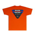 Rhude T-shirts Printed Trendy Pure Cotton