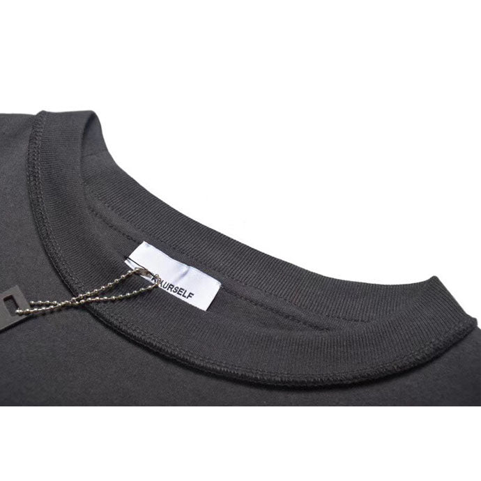 Askyurself T-shirts Wave Printed Letter 3M Reflective