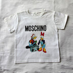 Moschino T-shirt Cartoon T-shirt Short Sleeve Couple