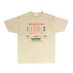 Rhude T-shirts Printed Trendy Pure Cotton