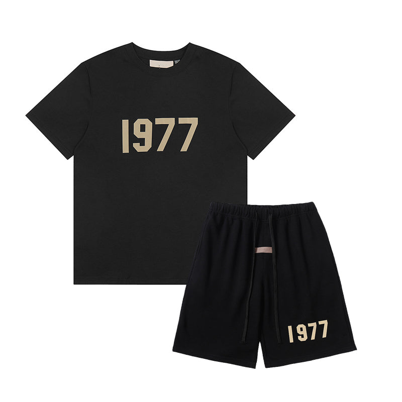 1977 T-Shirt / Shorts / Set - Iron Black