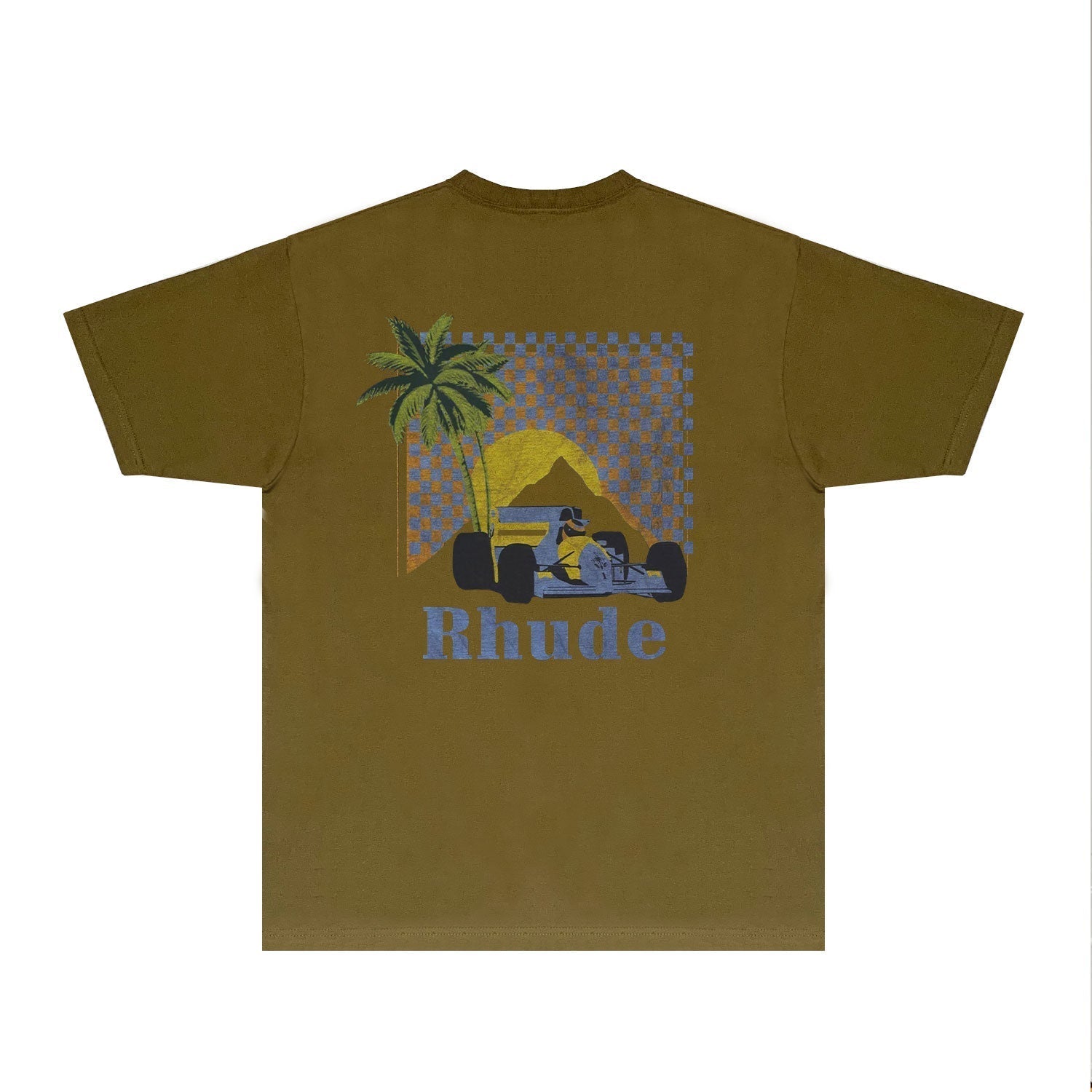 Rhude T-shirts Printed Trendy Pure Cotton