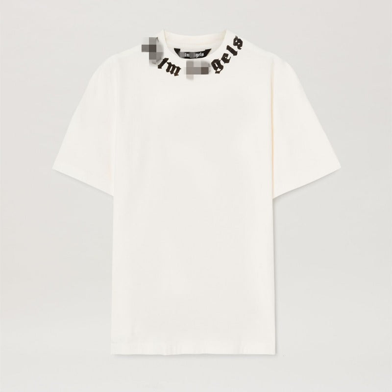 Palm Angels T-shirt Scarf Print Short Sleeve T-shirt