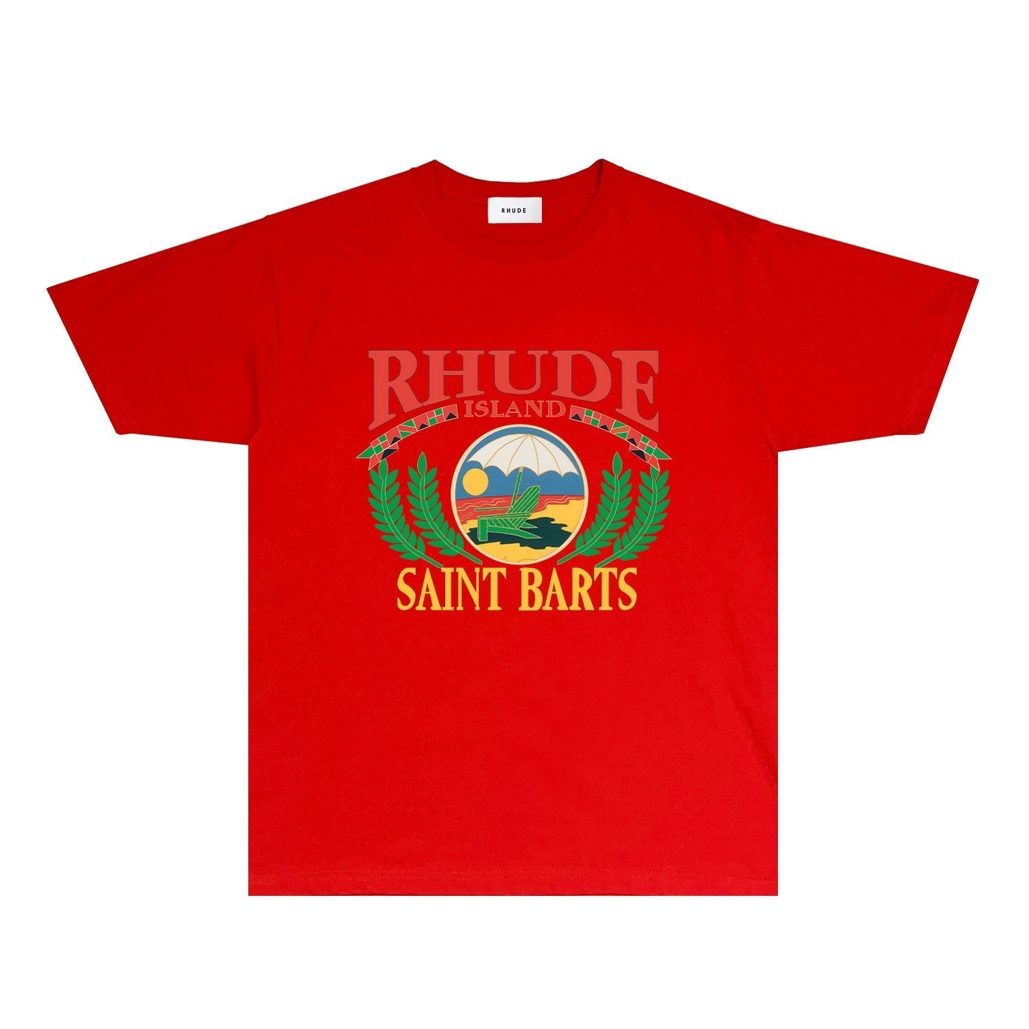 Rhude T-shirts Printed Trendy Pure Cotton