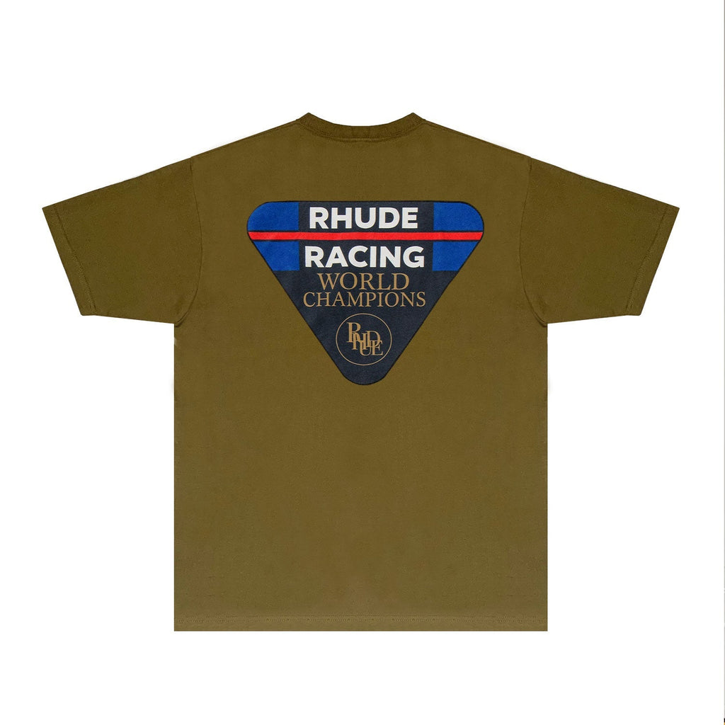 Rhude T-shirts Printed Trendy Pure Cotton