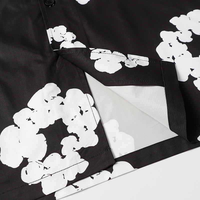 Denim Tears Button-Down Shirt Flower Woven