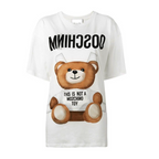 Moschino T-shirt Teddy Bear Printed Round Neck T-shirt