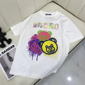 Moschino T-shirt Round Neck Bear T-shirt Short Sleeve Couple