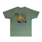 Rhude T-shirts Printed Trendy Pure Cotton