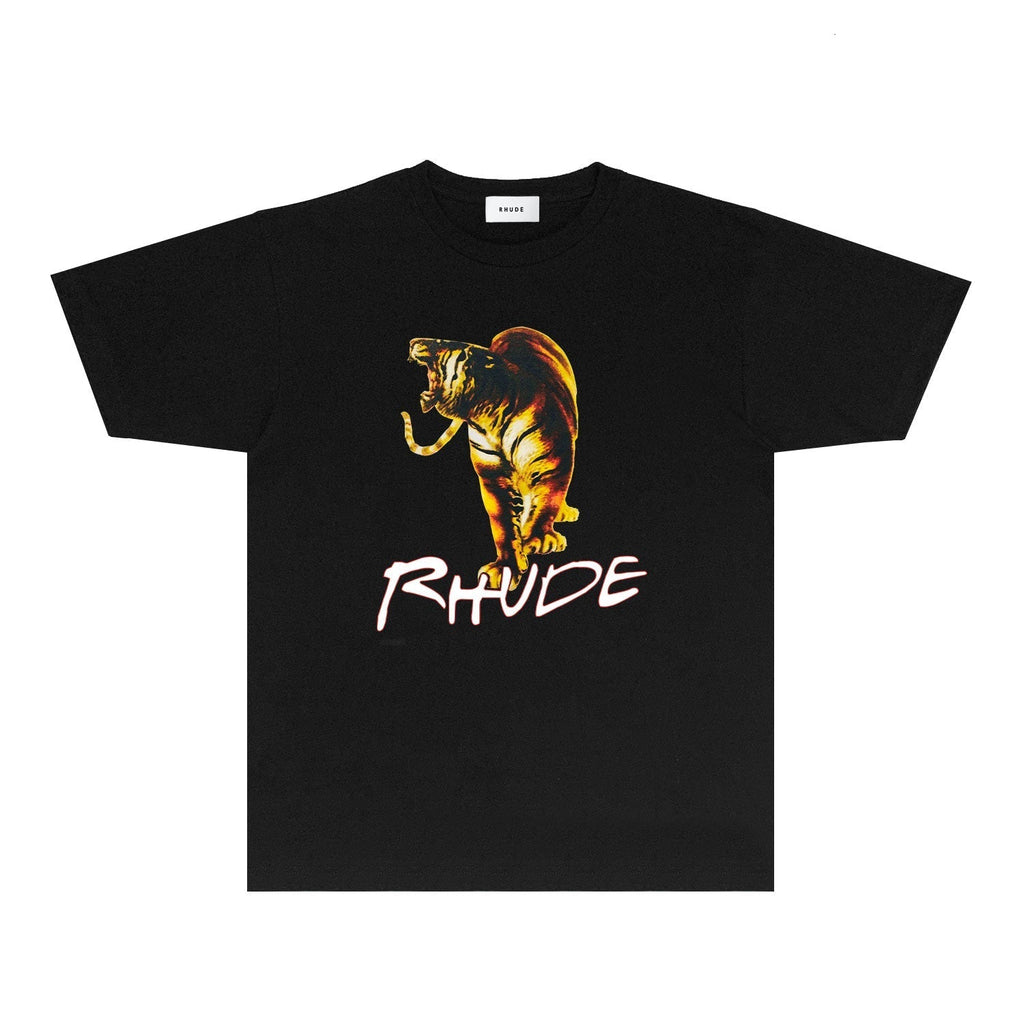 Rhude T-shirts Printed Trendy Pure Cotton