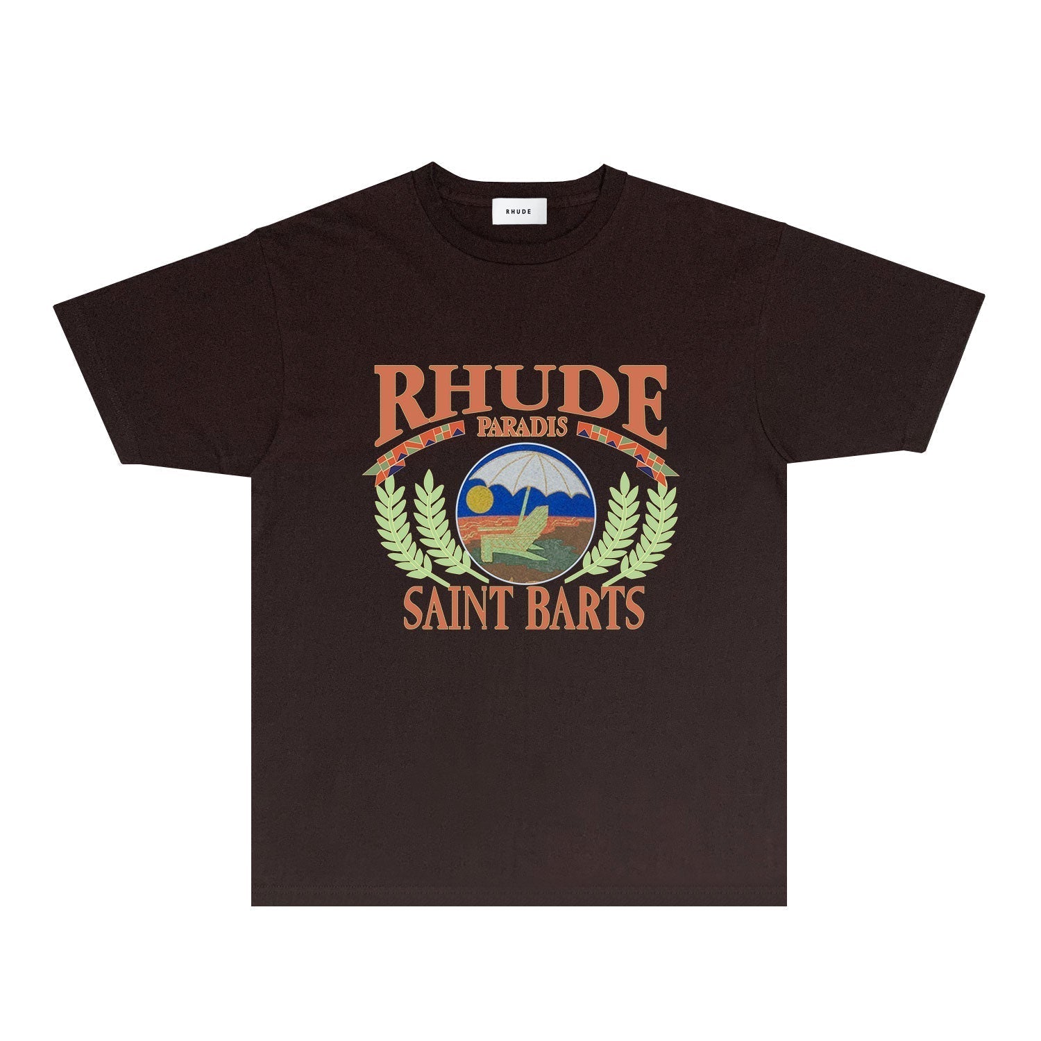 Rhude T-shirts Printed Trendy Pure Cotton