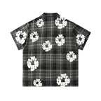 Denim Tears Shirt Kapok Plaid Short Sleeve Shirt