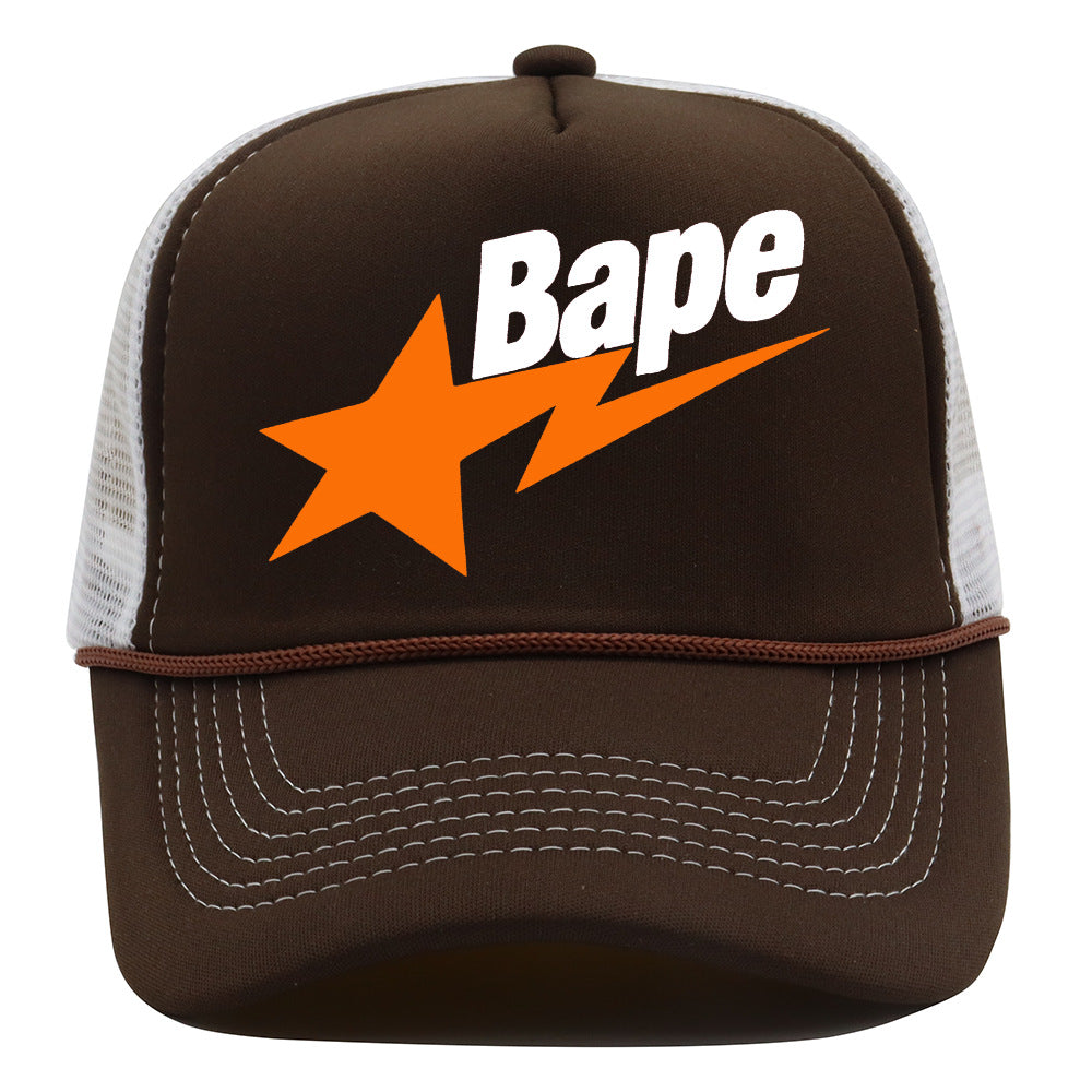 Bathing Ape Hat Baseball Cap Mesh Cap BAPE Sunscreen Cap