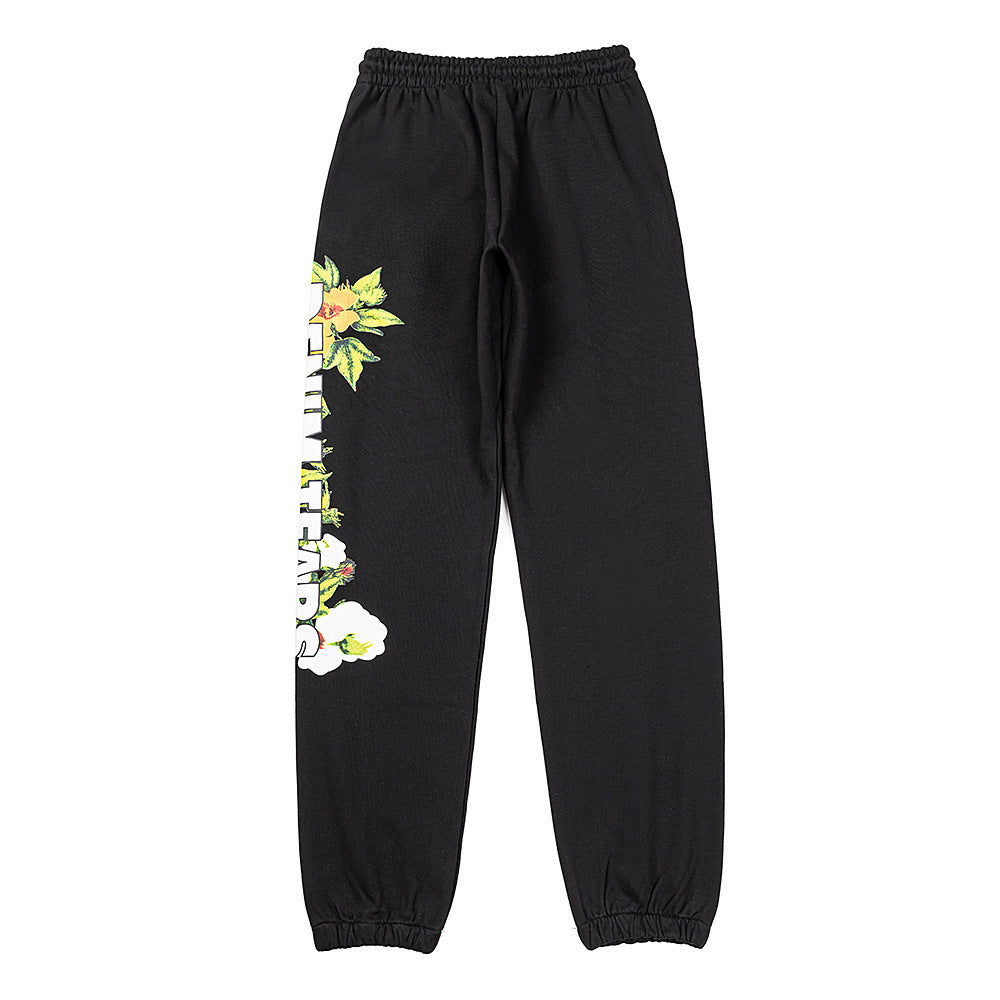 Denim Tears Sweatpants Alphabet pattern casual trousers