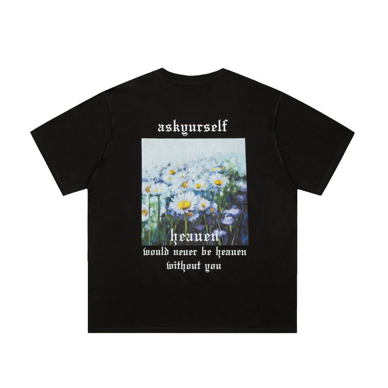 Askyurself T-shirts round Neck VTG Short Sleeve T-shirt