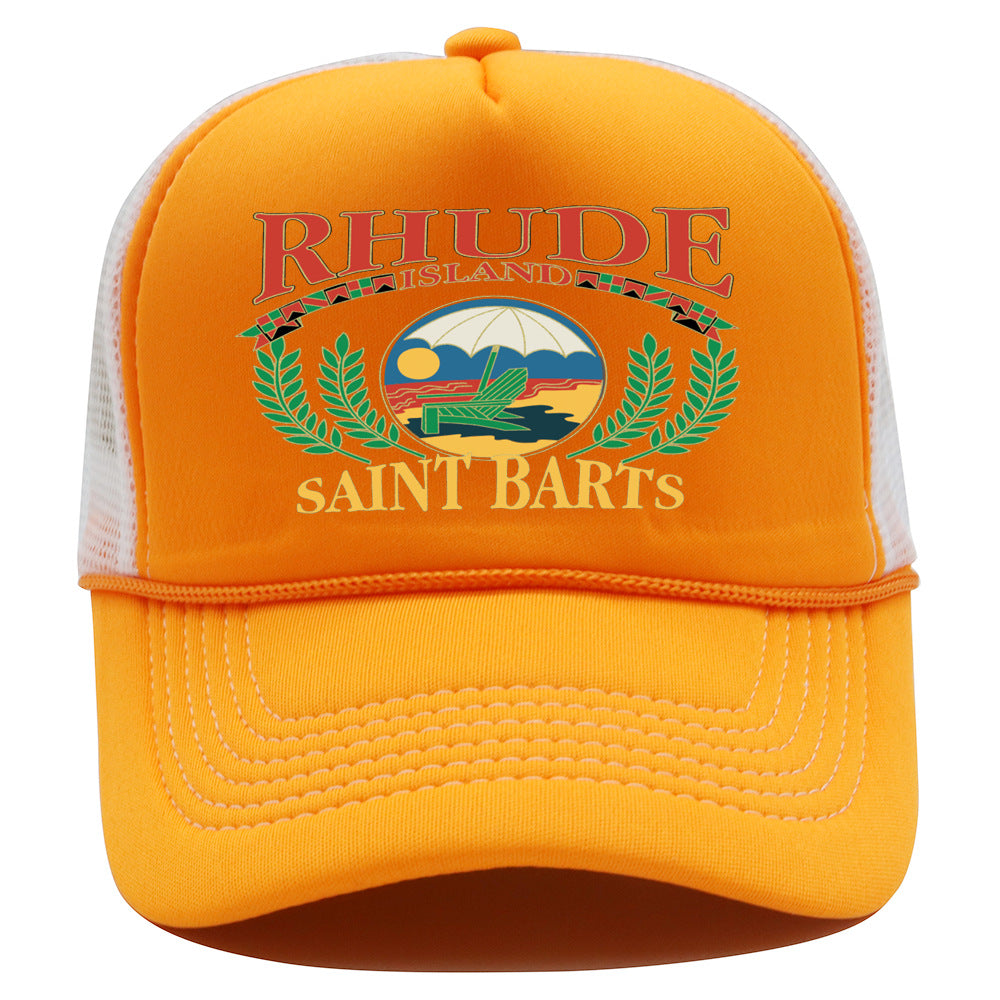 Rhude Hat Couple Sun Hat Fashion Casual Baseball Cap