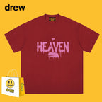 Drew T-shirts Smiley Face Letter Printing