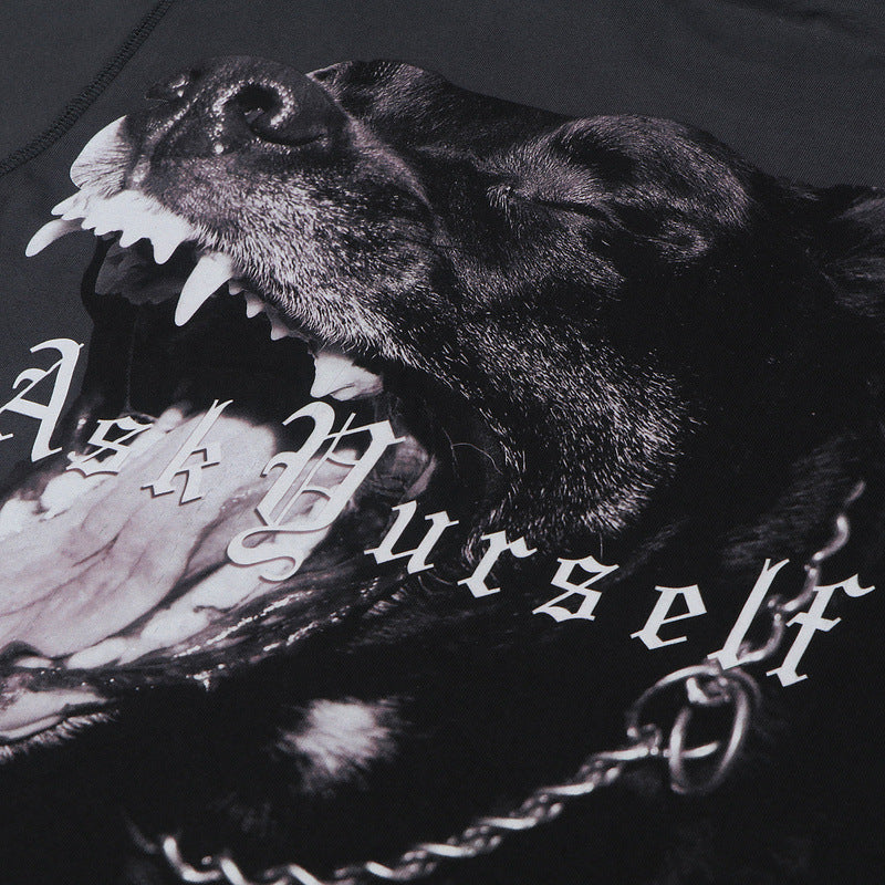 Askyurself T-shirts Printed Distressed Short Sleeve T-shirt